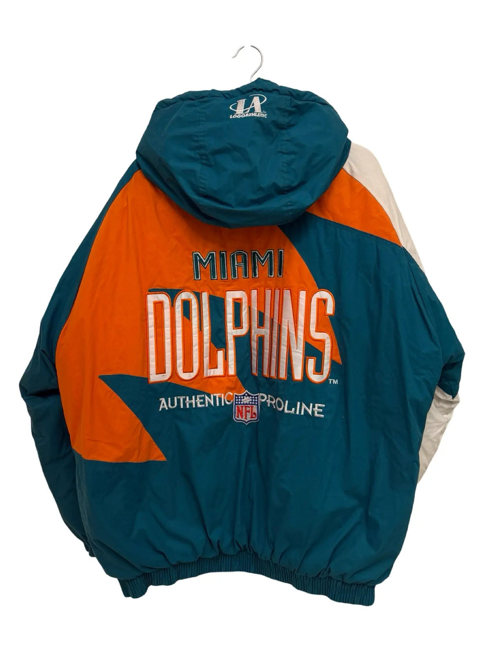 Vintage 90s Miami Dolphins Logo Athletics Sharktooth Jacket product image 2