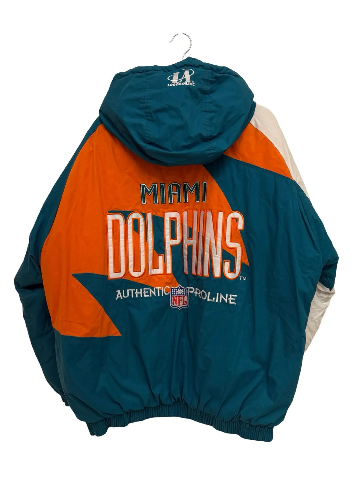 Vintage 90s Miami Dolphins Logo Athletics Sharktooth Jacket product image 2