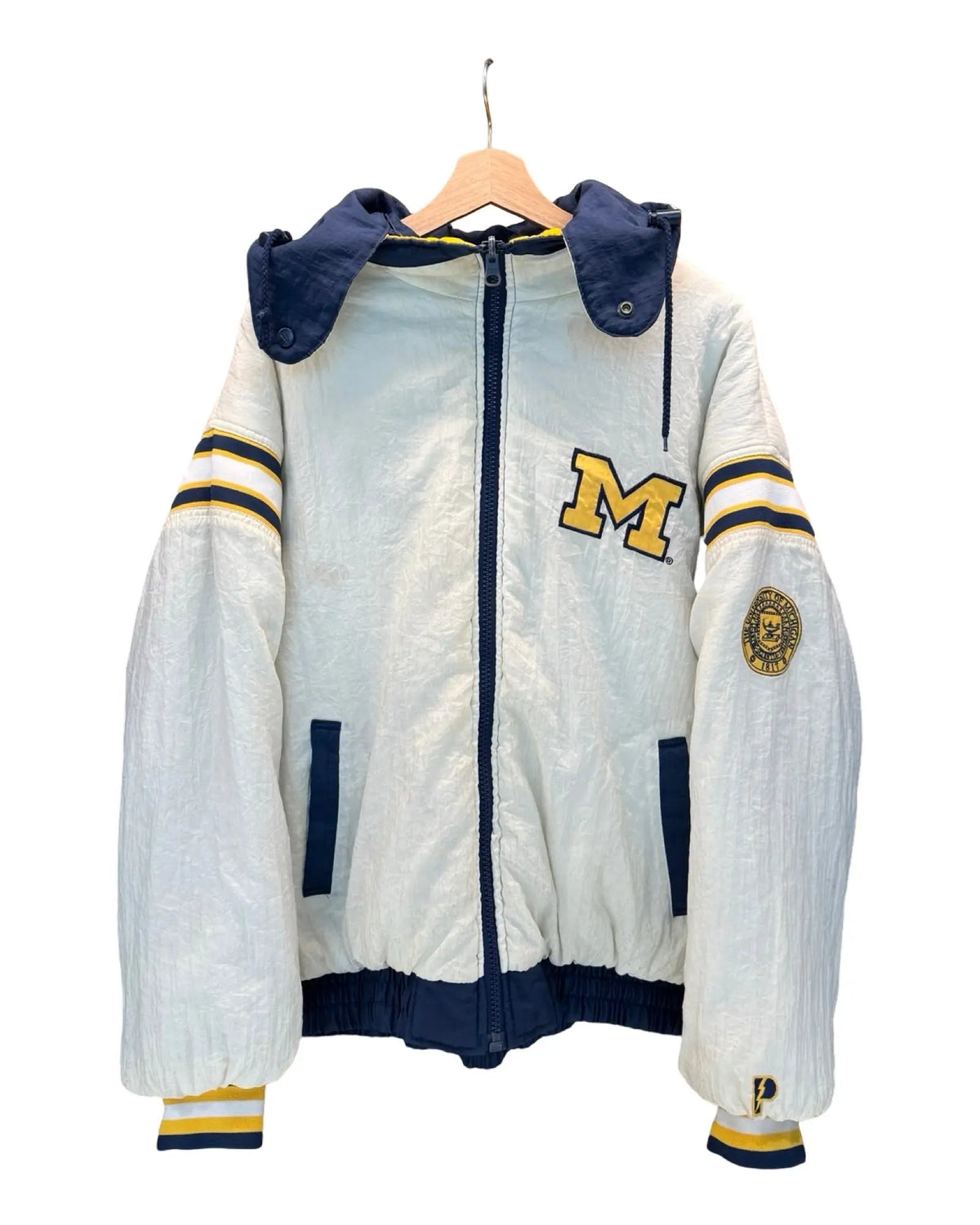 Vintage 90s Reversible Michigan University Pro Player Jacket product image 2