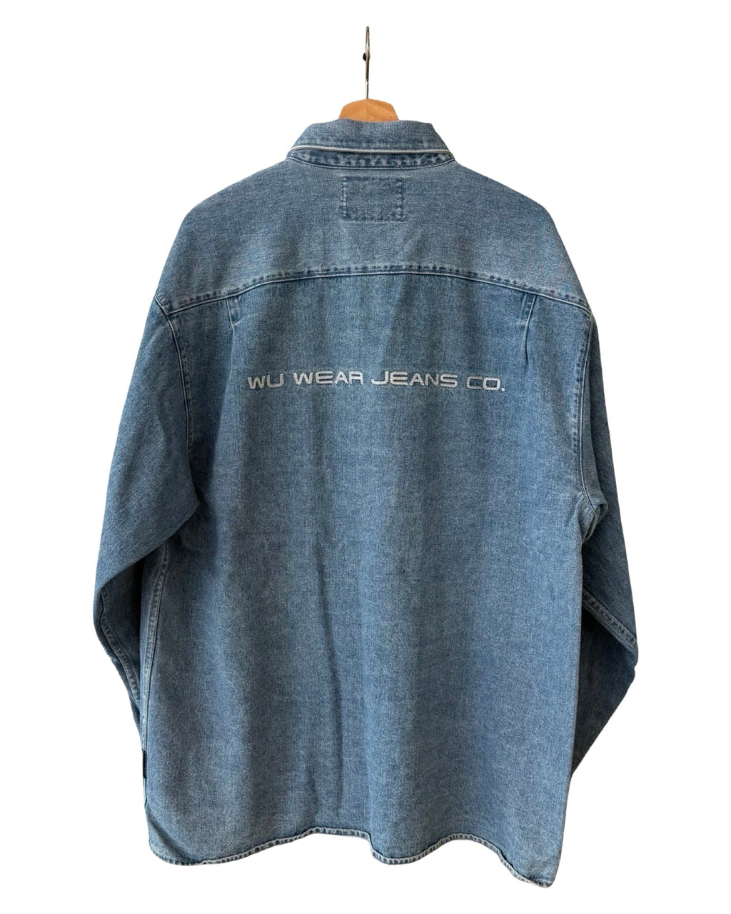 Vintage 90s Wu-Tang Clan Wu-Wear Chain Stitch Denim Shirt product image 2
