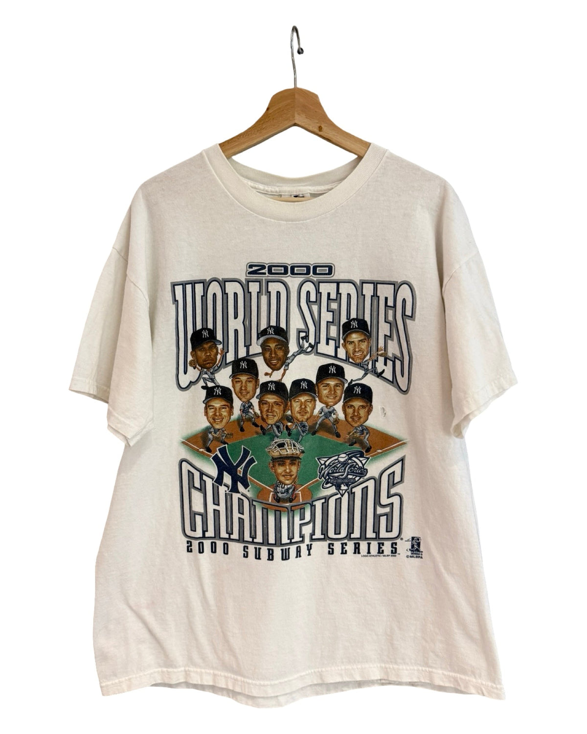 Vintage 2000 New York Yankees Subway Series Big Head Tee product image 1
