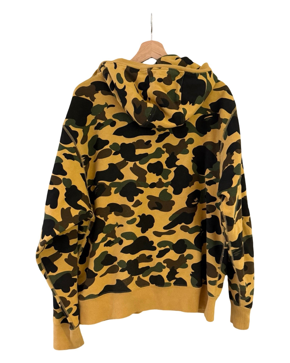 Vintage Y2K Bape A Bathing Ape Green Camo Full Zip Up Hoodie product image 2