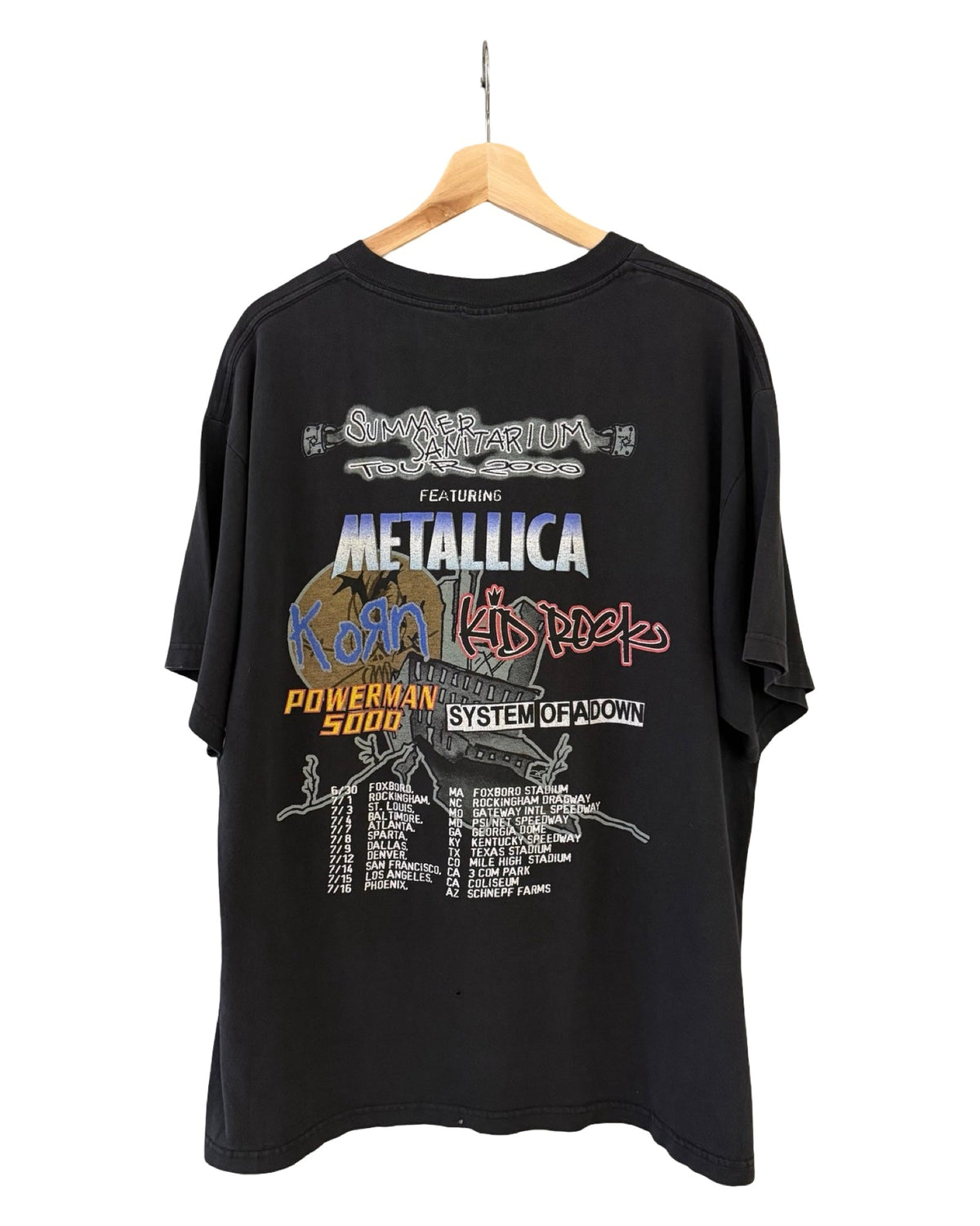 Vintage 2000 Metallica Korn System Of A Down Summer product image 2
