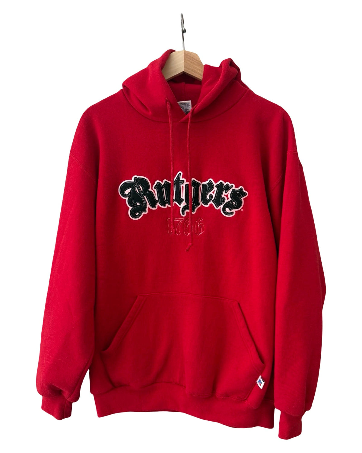 Vintage Rutgers Gothic Font Hoodie product image 1