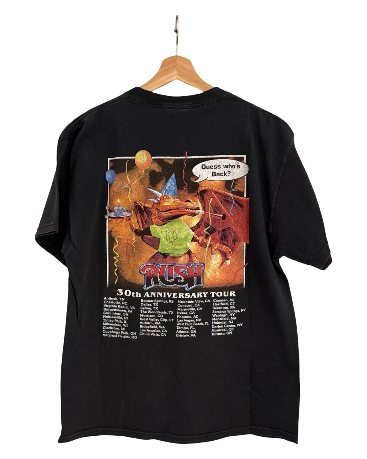Vintage 2004 RUSH 30th Anniversary Tour Tee product image 2