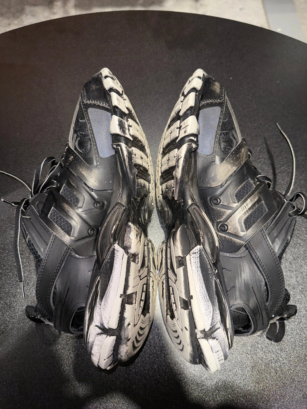 Balenciaga Faded Black Track Runner Size 8