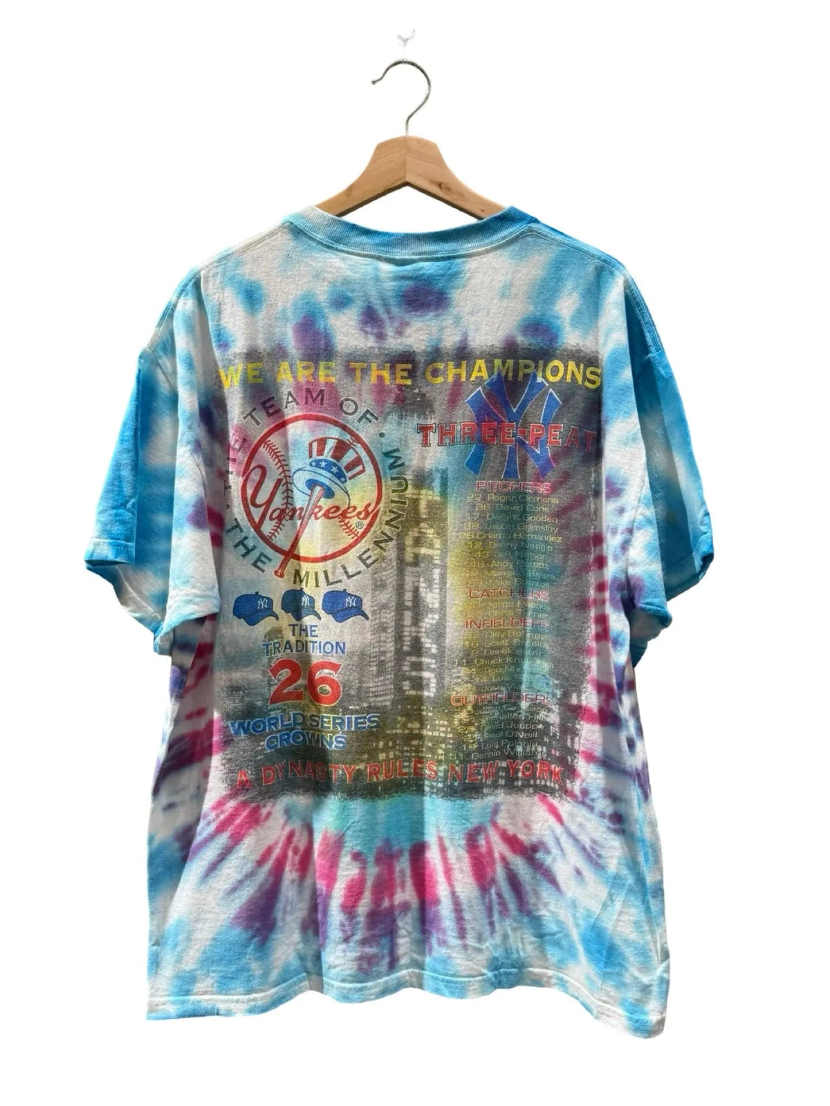 Vintage Rare 2000 New York Yankees World Series Tye Dye Tee product image 2
