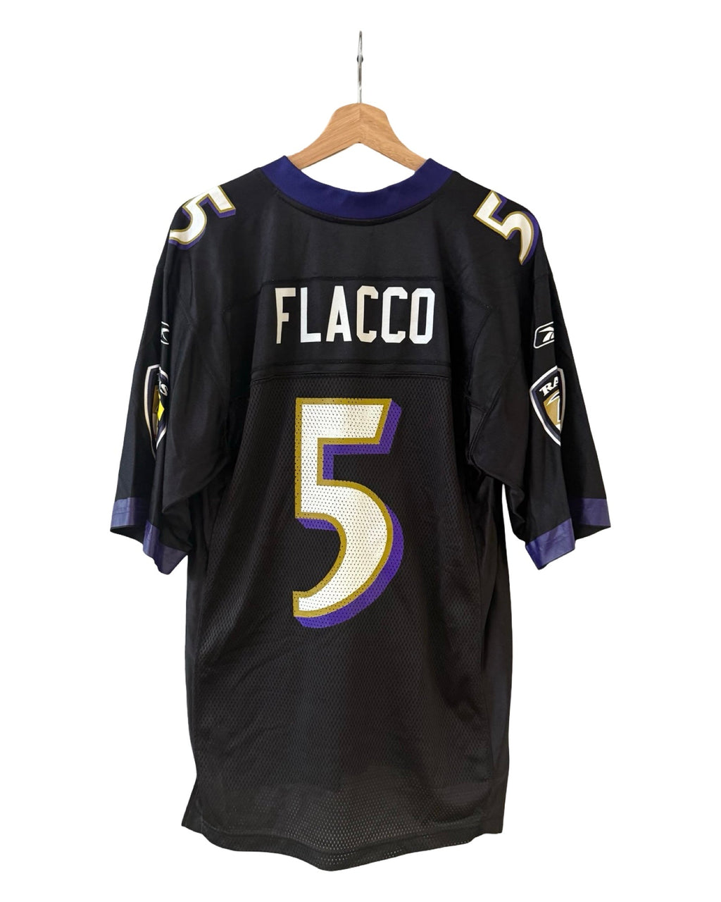 Vintage Baltimore Ravens Joe Flacco 5 Reebok NFL Jersey product image 2