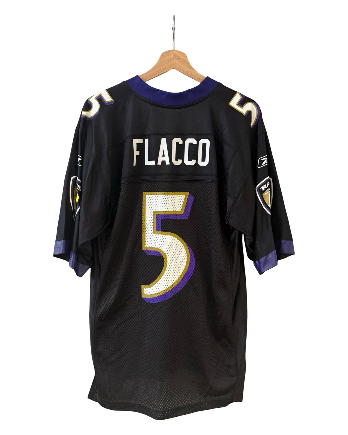 Vintage Baltimore Ravens Joe Flacco 5 Reebok NFL Jersey product image 2