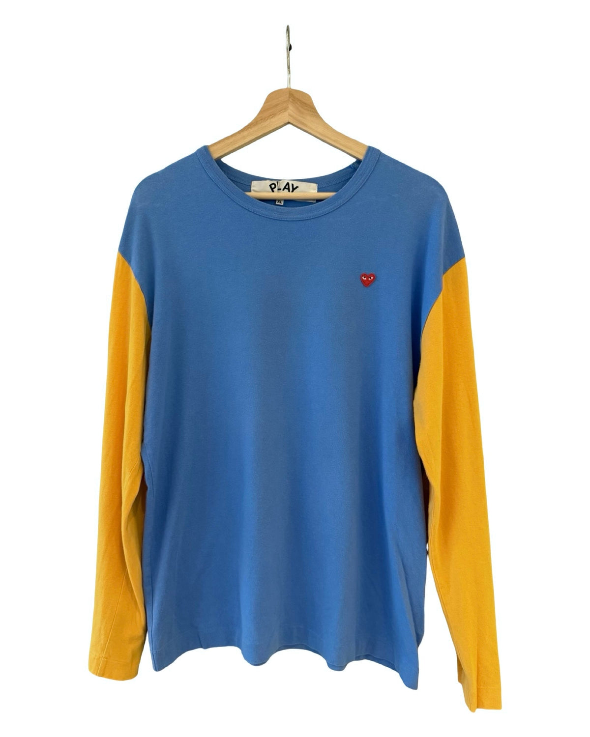 Comme Des Garçons Play Bi-Color Long Sleeve Tee product image 1