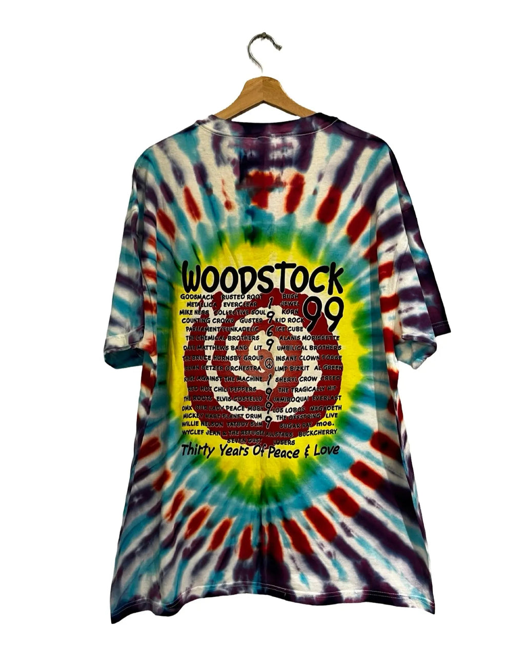 Vintage 1999 Woodstock Festival Line Up Tee product image 2