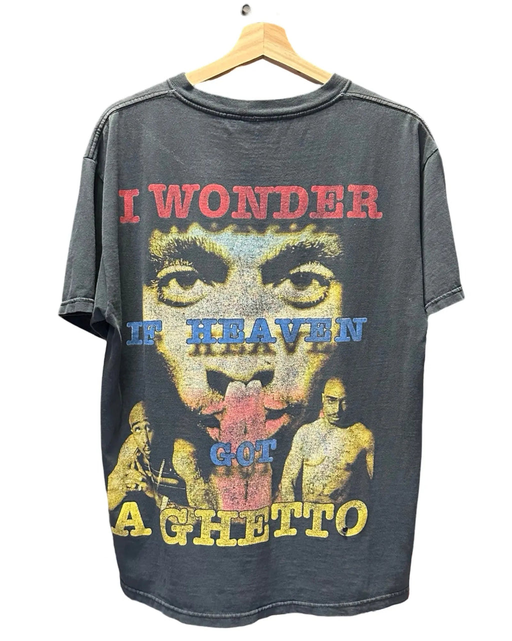 Vintage 90s 2pac All Eyez On Me Tupac Rap Tee product image 2