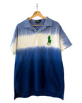 Vintage Polo Ralph Lauren Blue Green Dye Horse Shirt product image 1