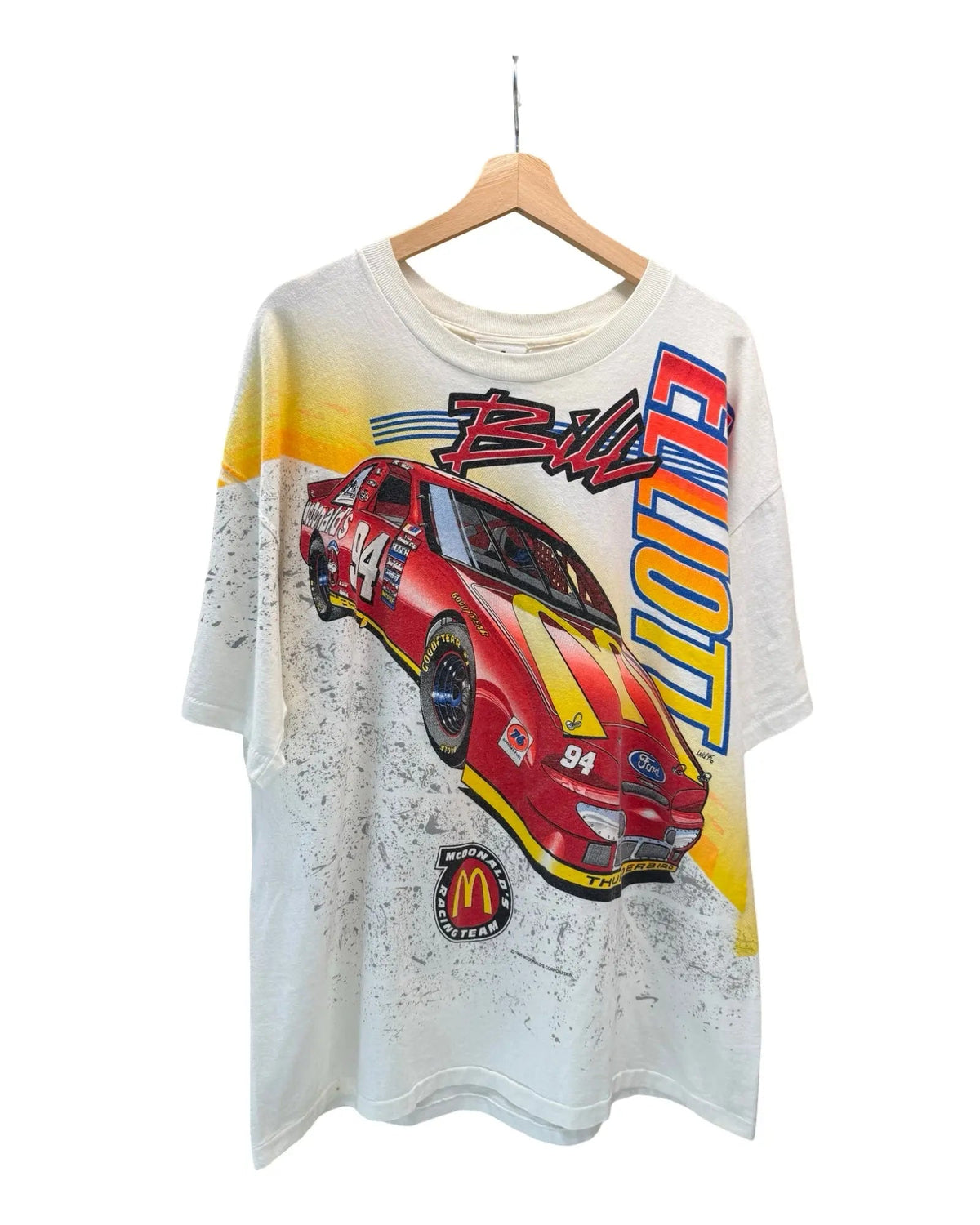 Vintage 1995 Nascar McDonalds All Over Print Tee product image 1