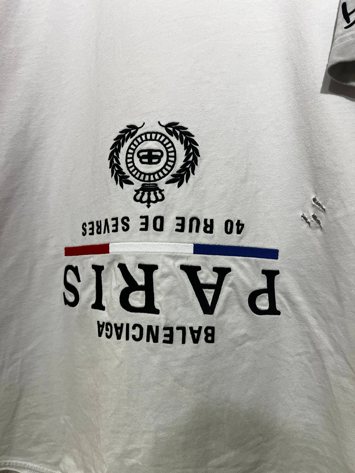 Archive Balenciaga Paris Upside Down Embroidered Patchwork product image 10