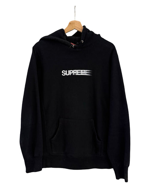 2016 Supreme Black Motion Logo Hoodie product image 1