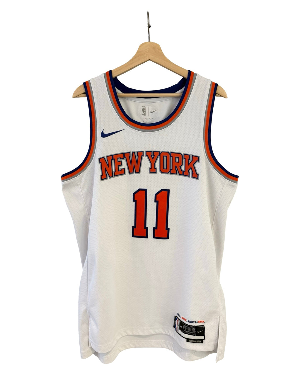2026 New York Knicks Jalen Brunson 11 NBA Finals White product image 2