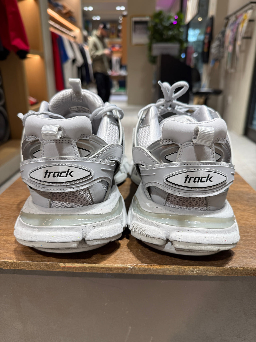Balenciaga Medium Grey Track Runners Size 10