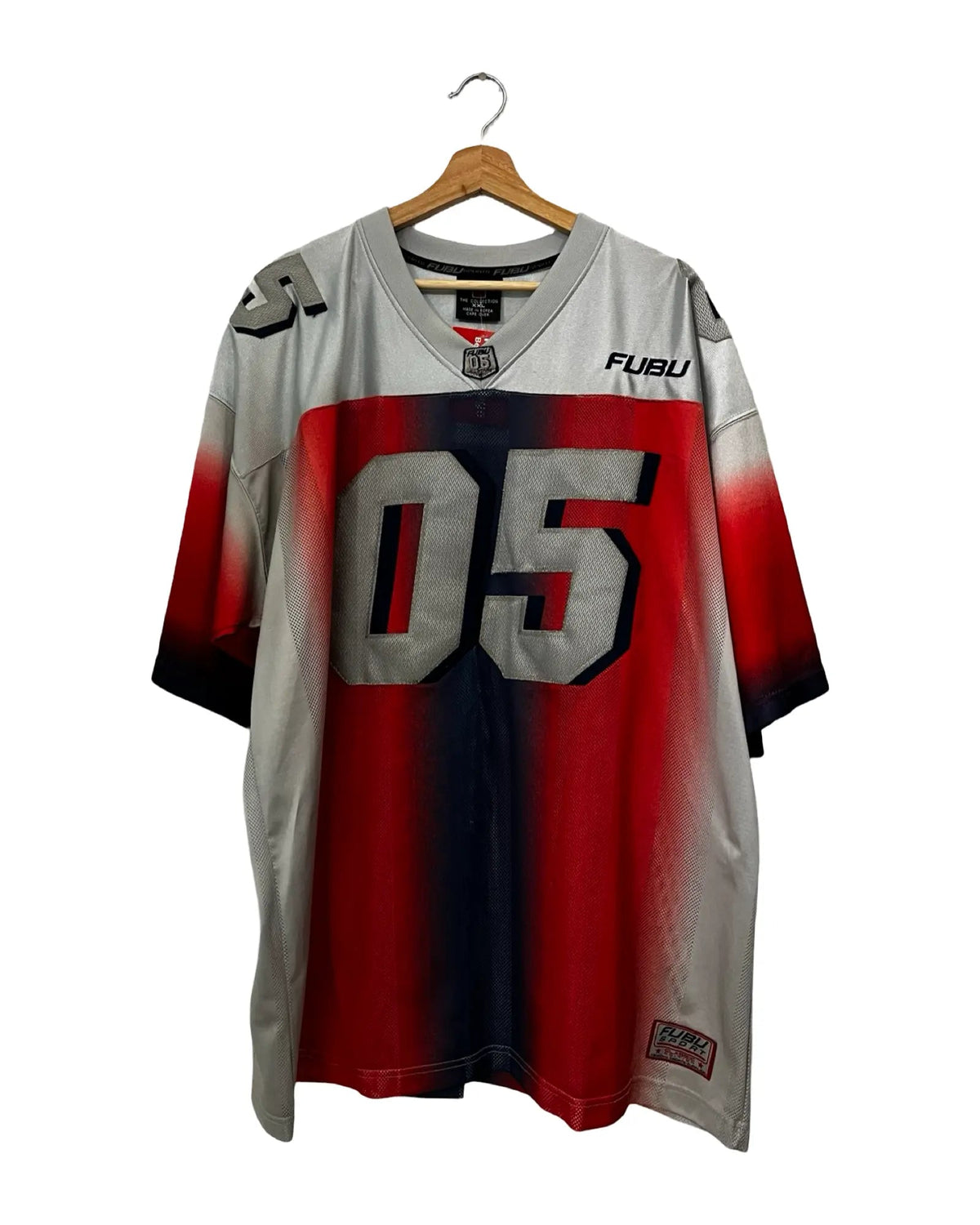 Vintage 2005 FUBU Red Tie Dye Jersey product image 1