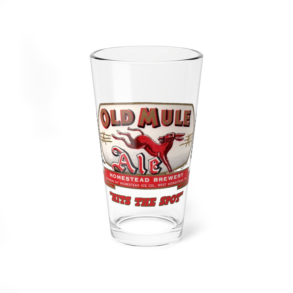 Old Mule Ale - Homestead, PA | Pint Glass