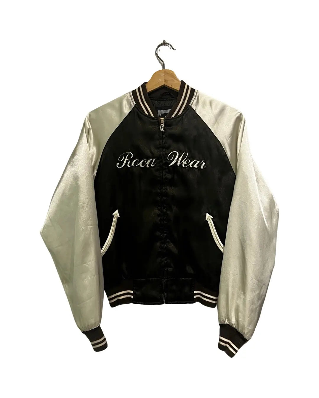 y2k Rocawear Satin Varsity Jacket product image 1