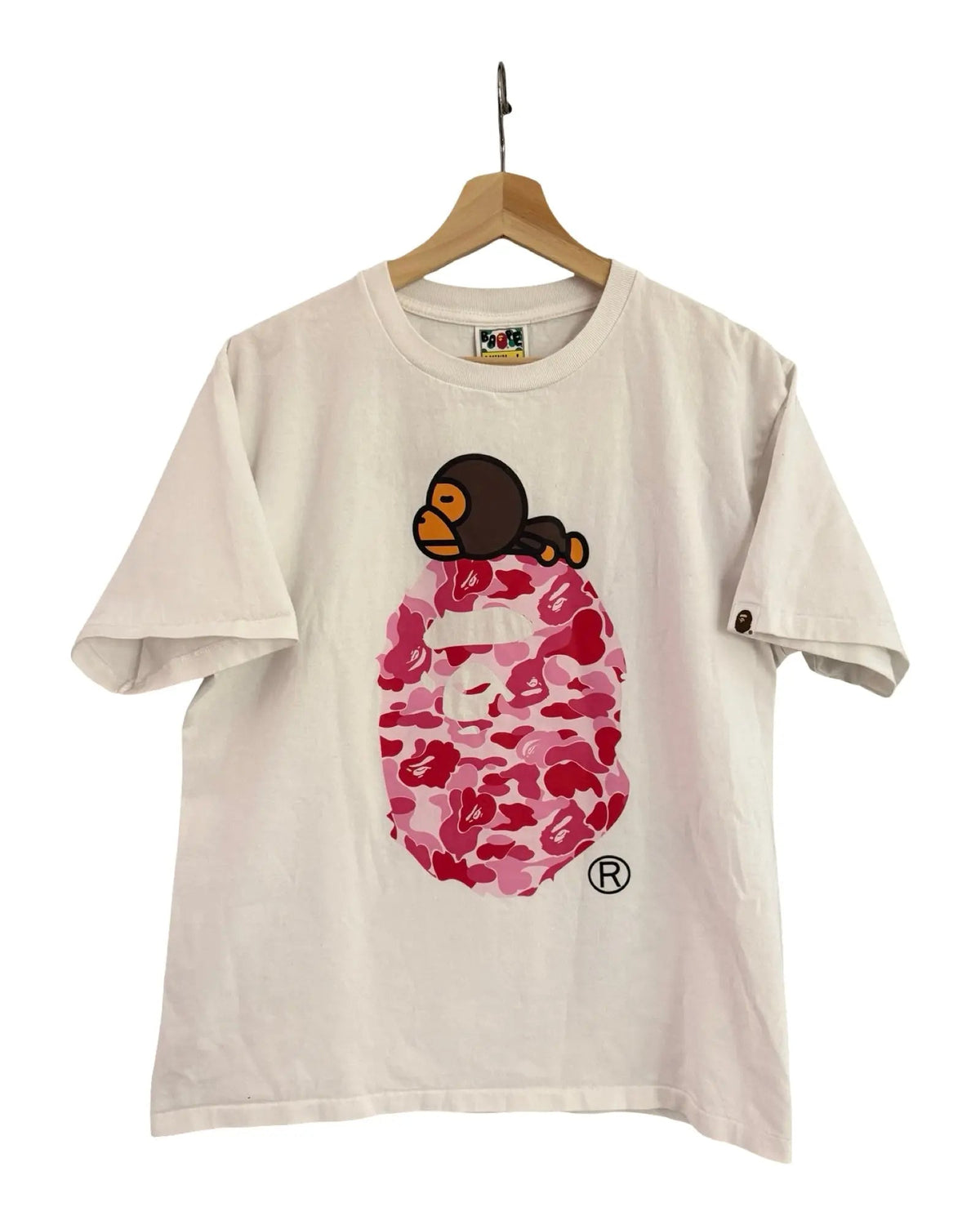 Vintage Bape Pink Camo Head Tee product image 1