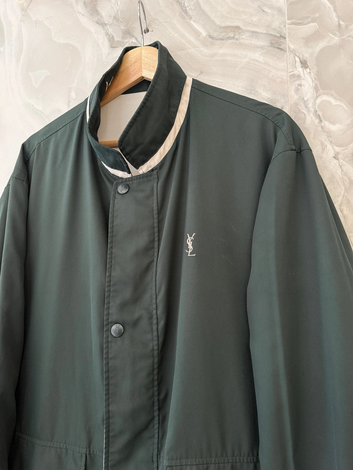Vintage 90s YSL Yves Saint Laurent Reversible Windbreaker