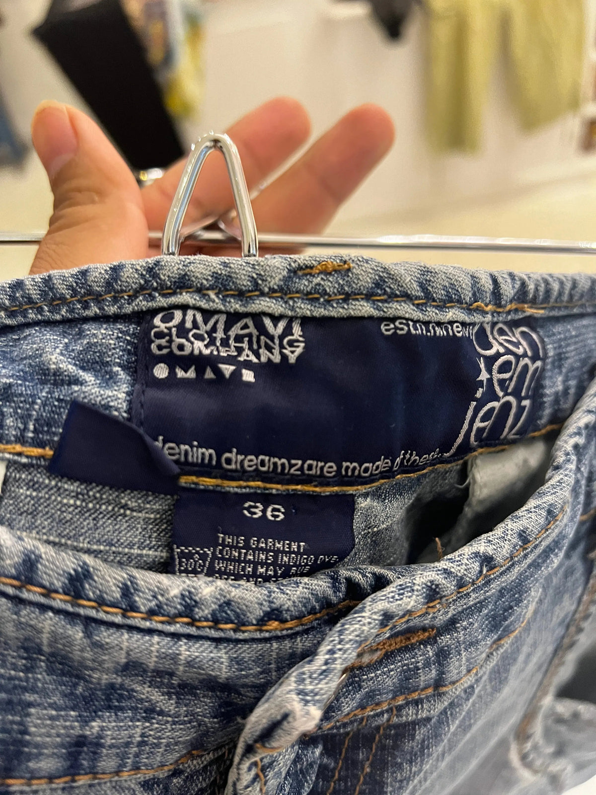 36 x 32 Vintage 90s Omavi Denim Baggy Jeans