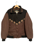 Vintage 90s Brown Aztec Puffer Jacket product image 1