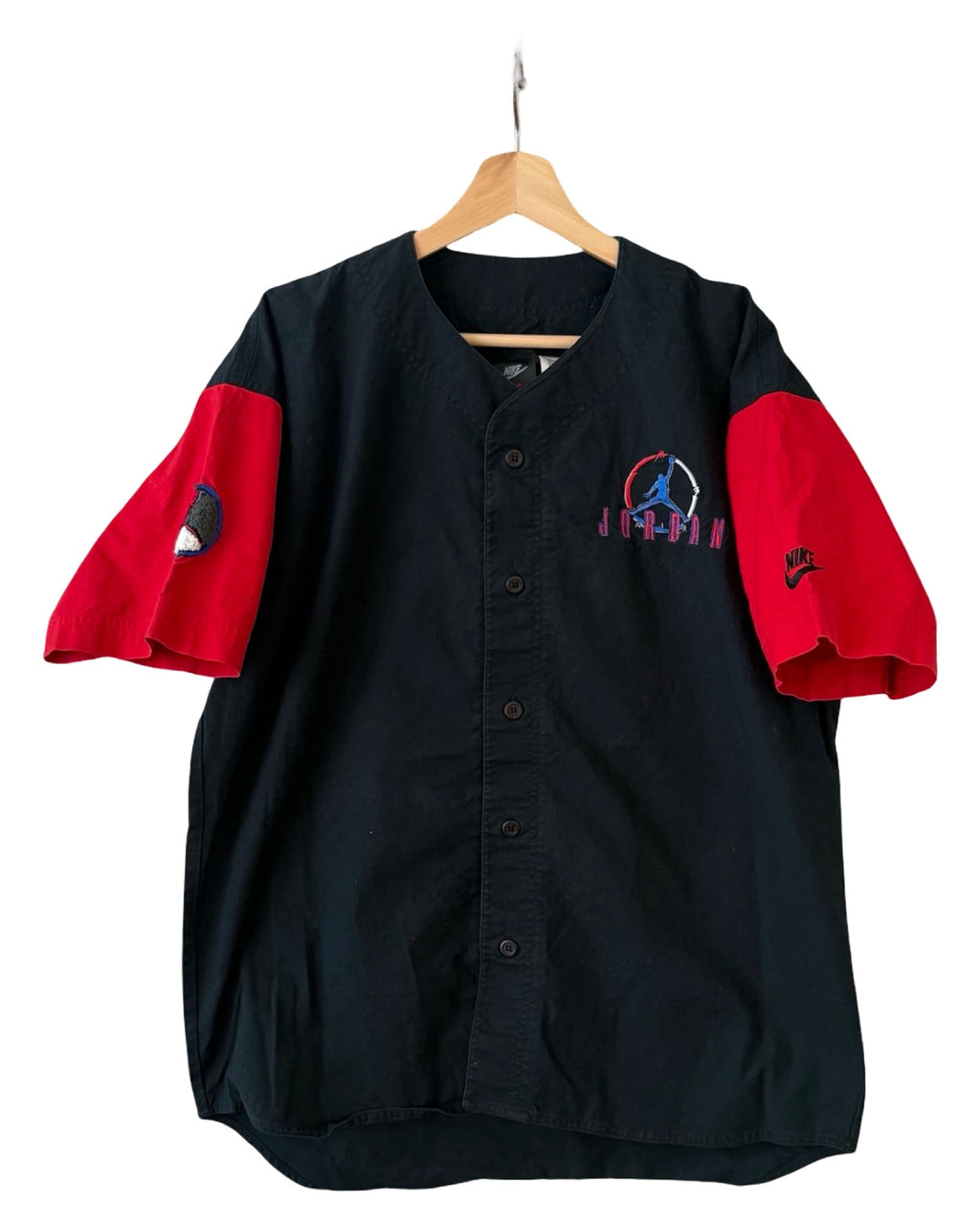 Vintage Rare 90s Air Jordan x Nike Collab Baseball Jersey product image 1