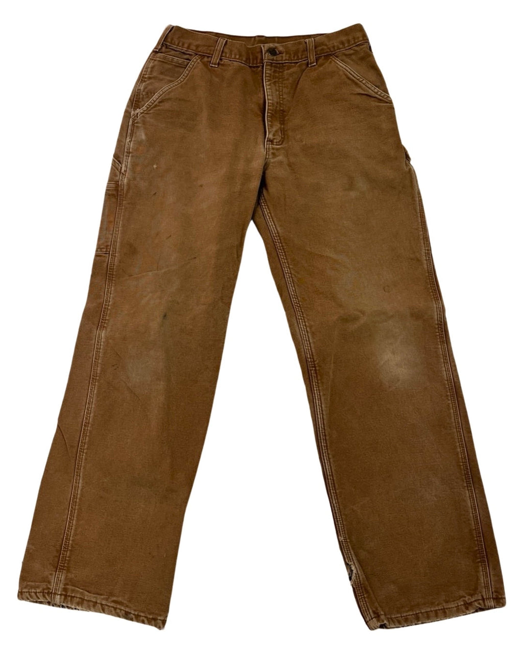 32 x 32 Vintage Carhartt Tan Flannel Lined Pants product image 2