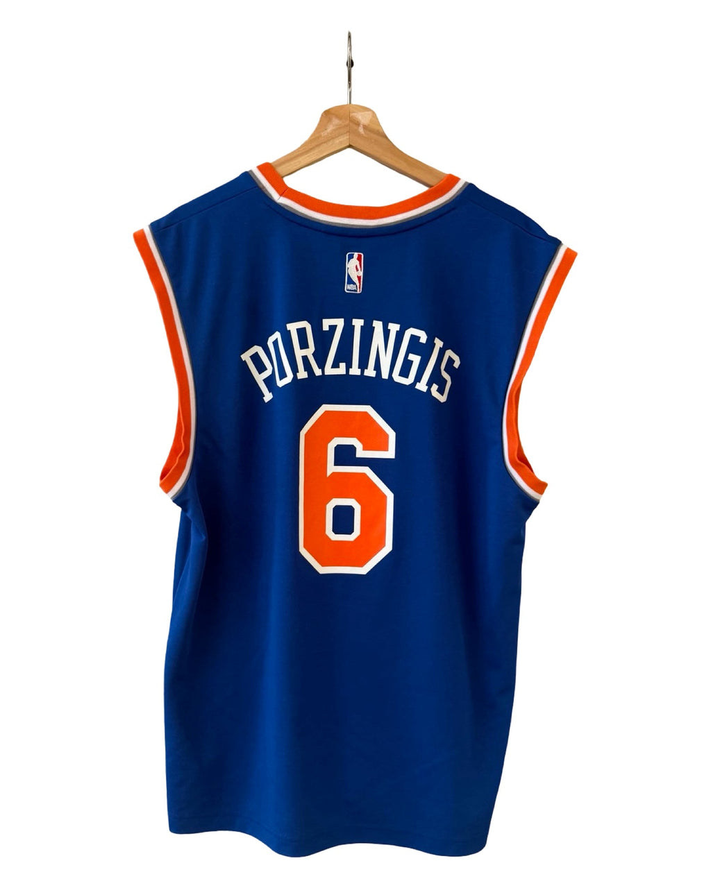 Vintage New York Knicks Kristaps Porzingus 6 Adidas NBA product image 2
