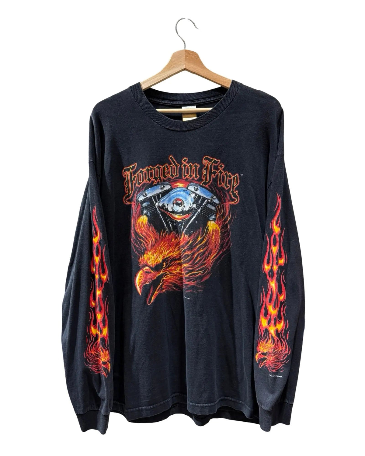Vintage 2005 Forged In Fire Flames L/S Tee product image 1