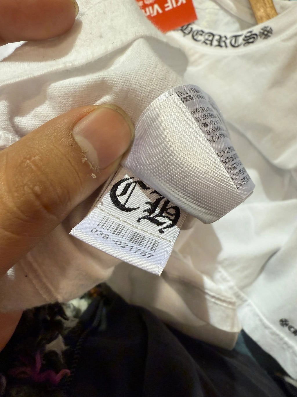 Archive Chrome Hearts Neck Logo Pocket Tee product image 7