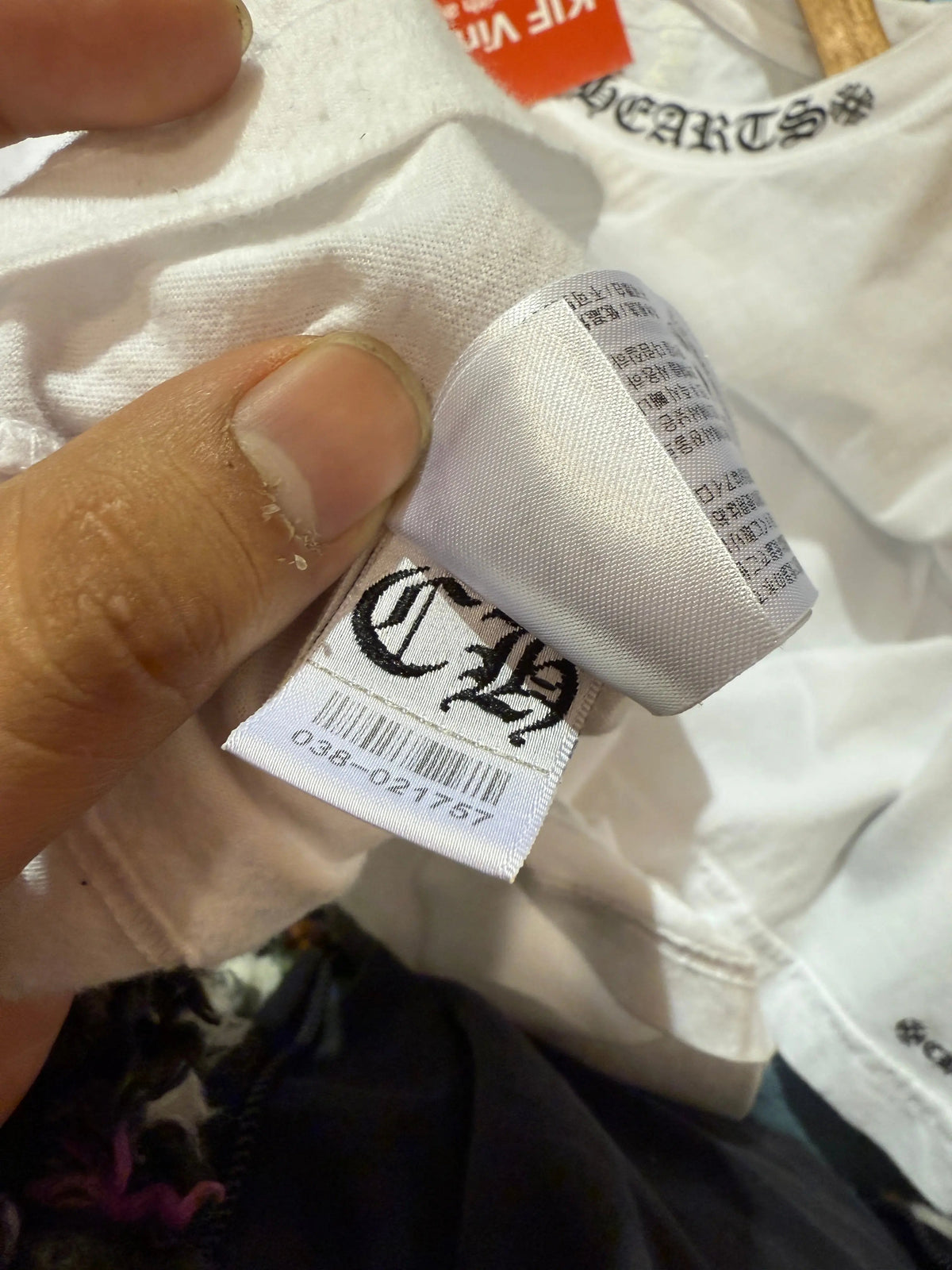 Archive Chrome Hearts Neck Logo Pocket Tee product image 7