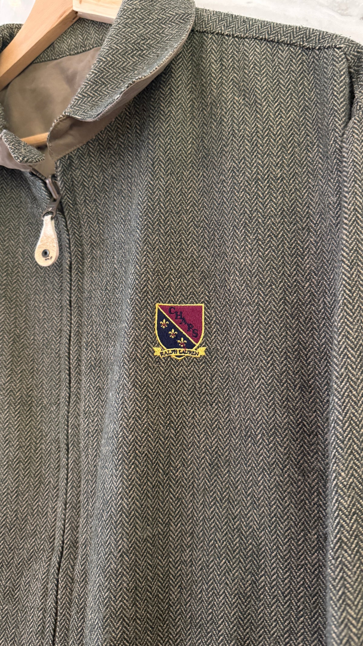 Vintage 90s Ralph Lauren Chaps Reversible Tweed Jacket product image 3