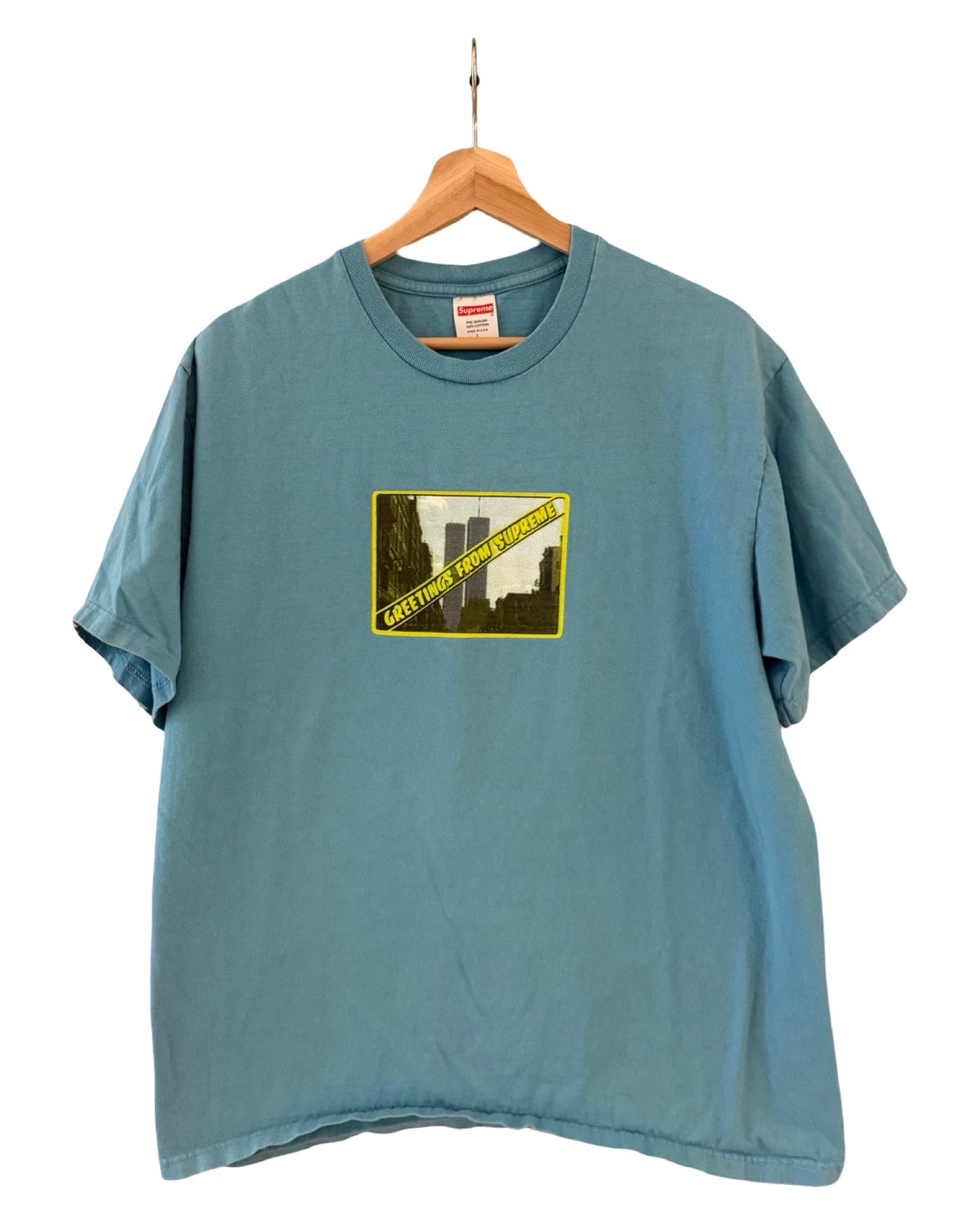 Supreme Greetings Twin Towers Tee product image 1
