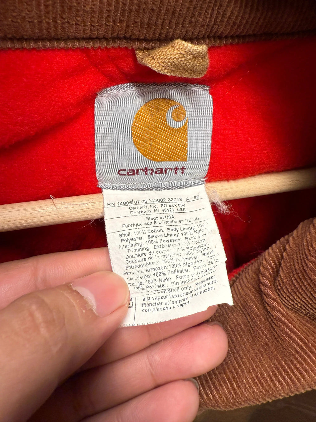 Vintage 90s Carhartt Santa Fe Tan Brown Jacket product image 3