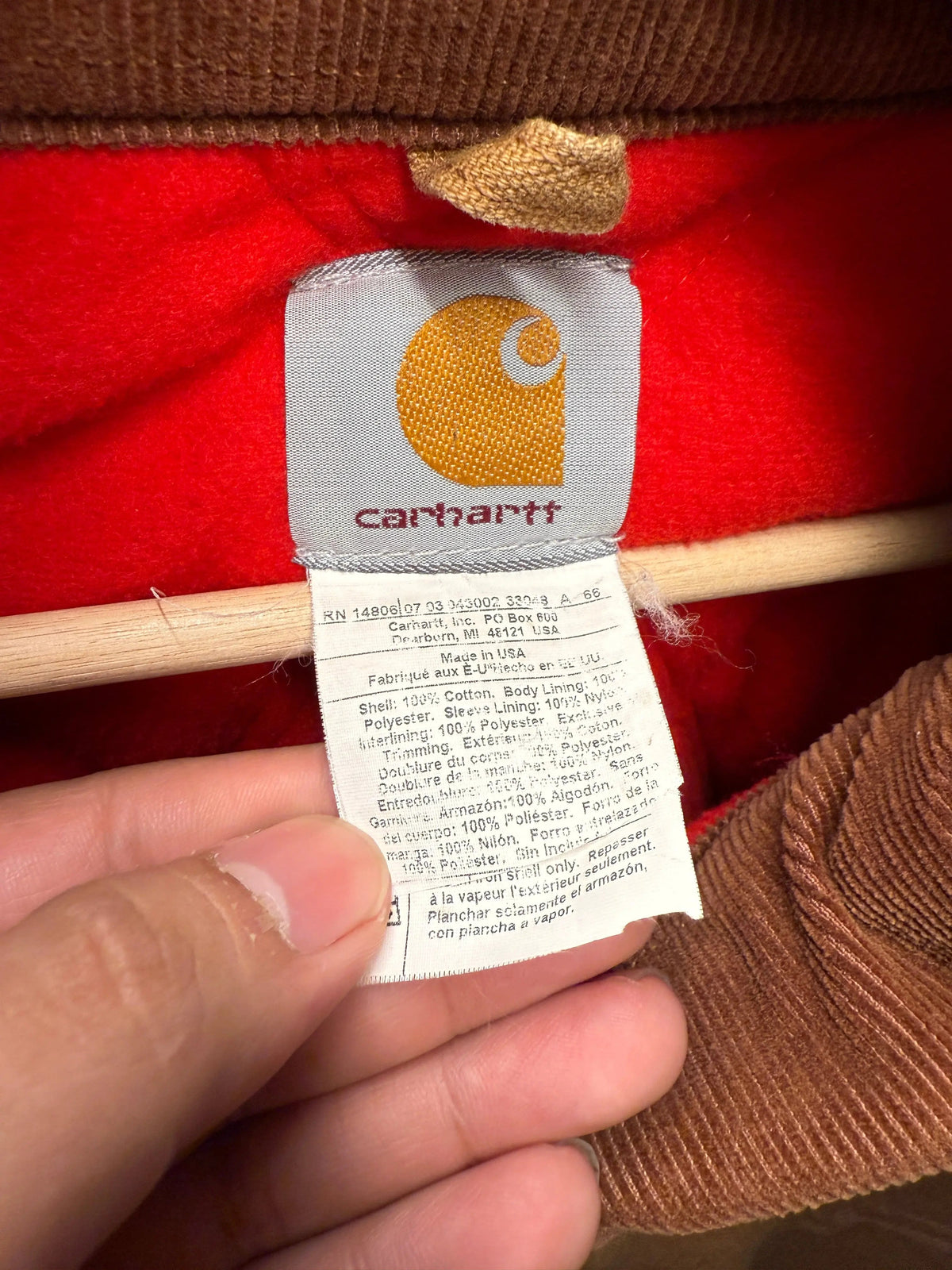 Vintage 90s Carhartt Santa Fe Tan Brown Jacket product image 3