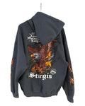 Vintage 2009 Sturgis Motorcycle Flames Hoodie product image 1