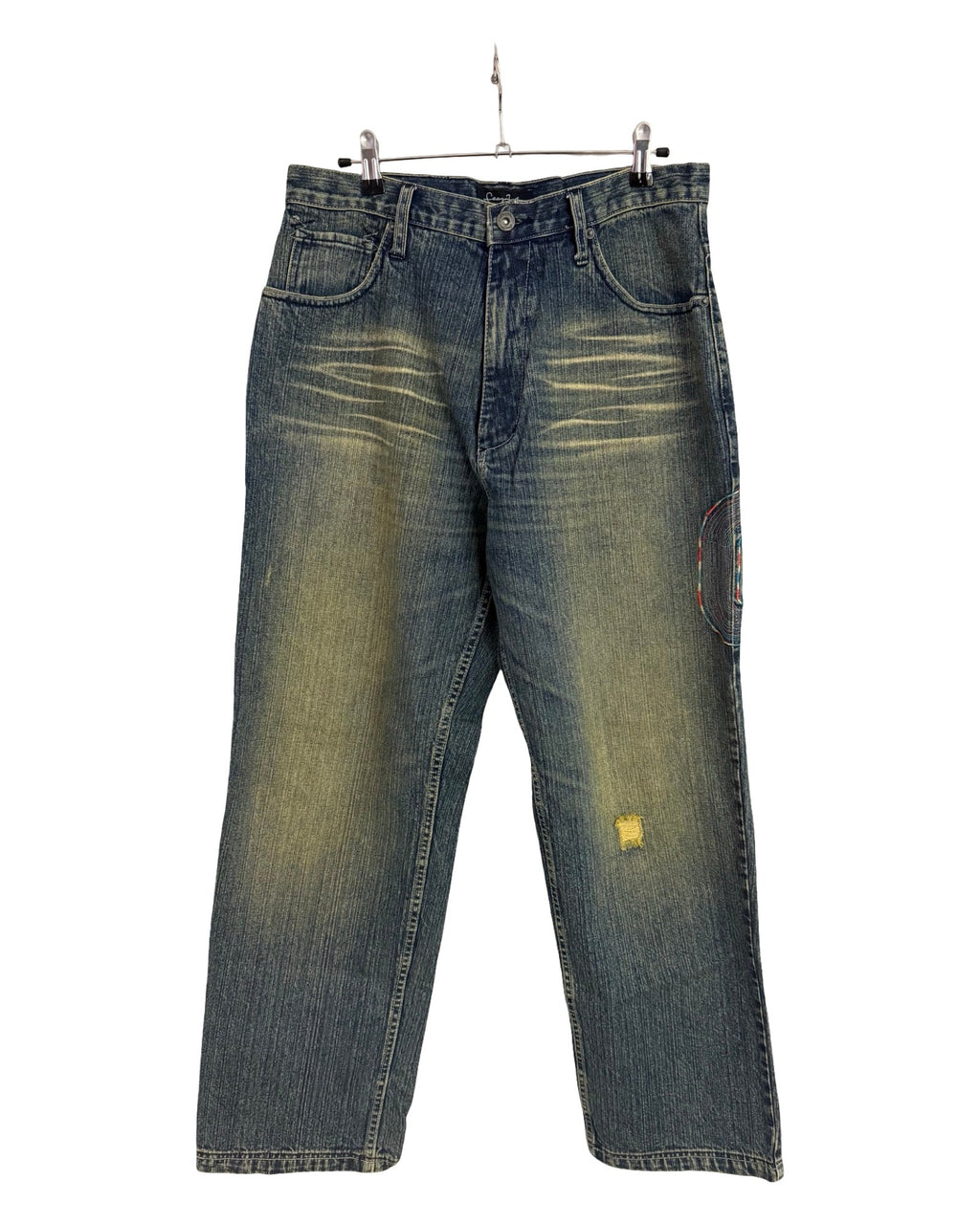 32 x 32 Vintage y2k Sean John Baggy Sunfaded Denim Jeans
