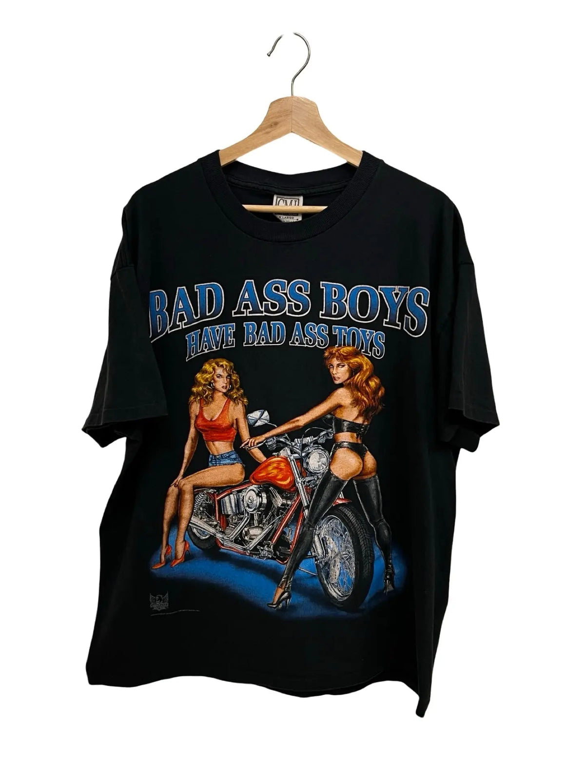 Vintage 90s Bad Ass Boys Harley Tee product image 1