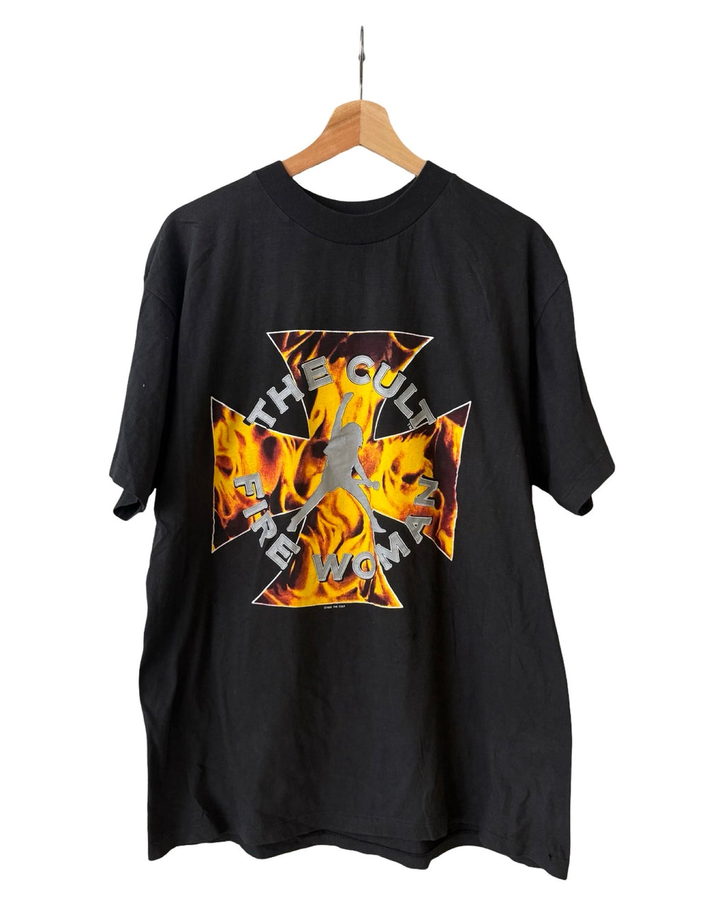 Vintage 1989 The Cult Fire Woman Sonic Temple Band Tour Tee product image 1