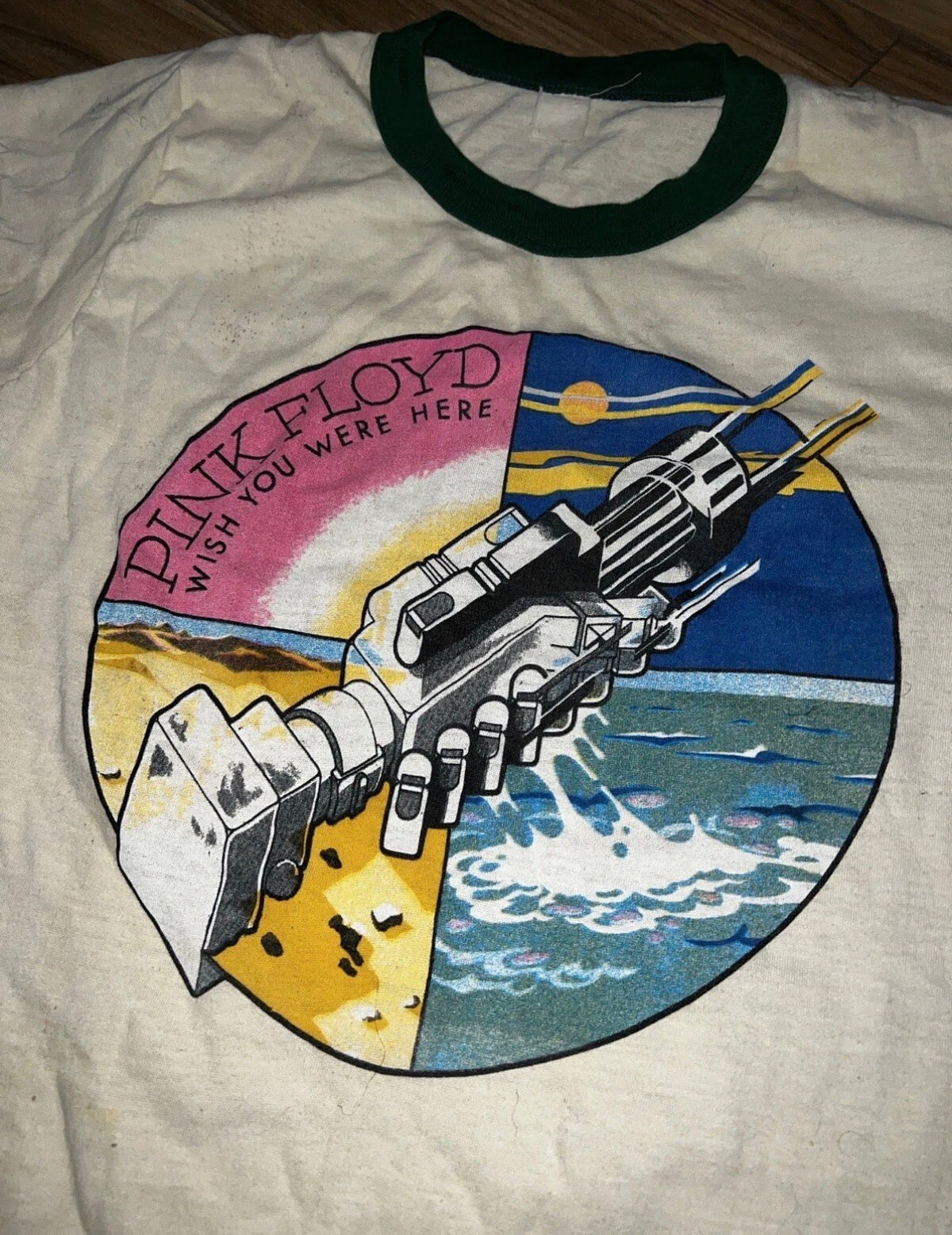 Vintage 1975 Pink Floyd Wish You Were Here Ringer Tee product image 3