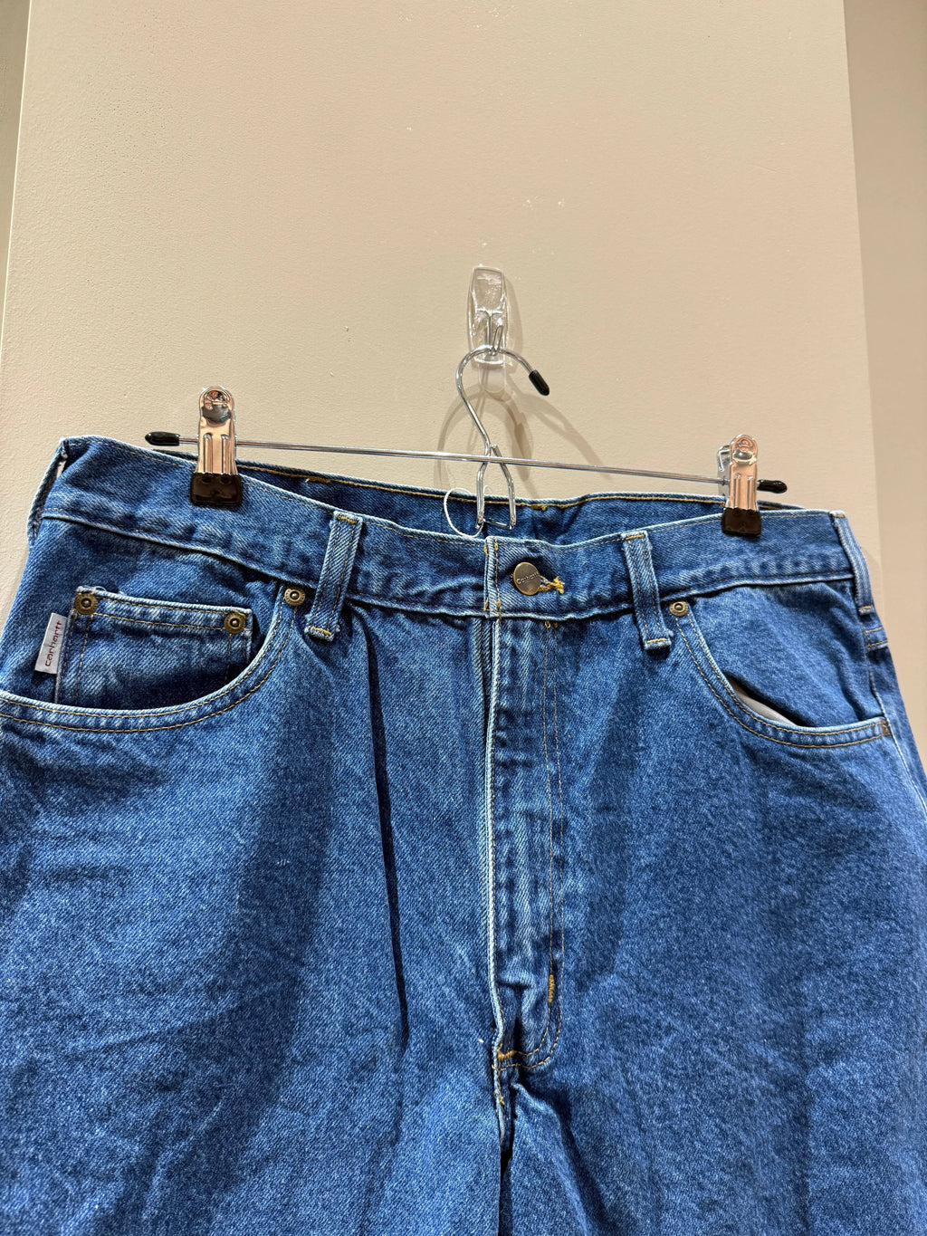 Vintage Carhartt Dark Blue Denim Jeans size 34