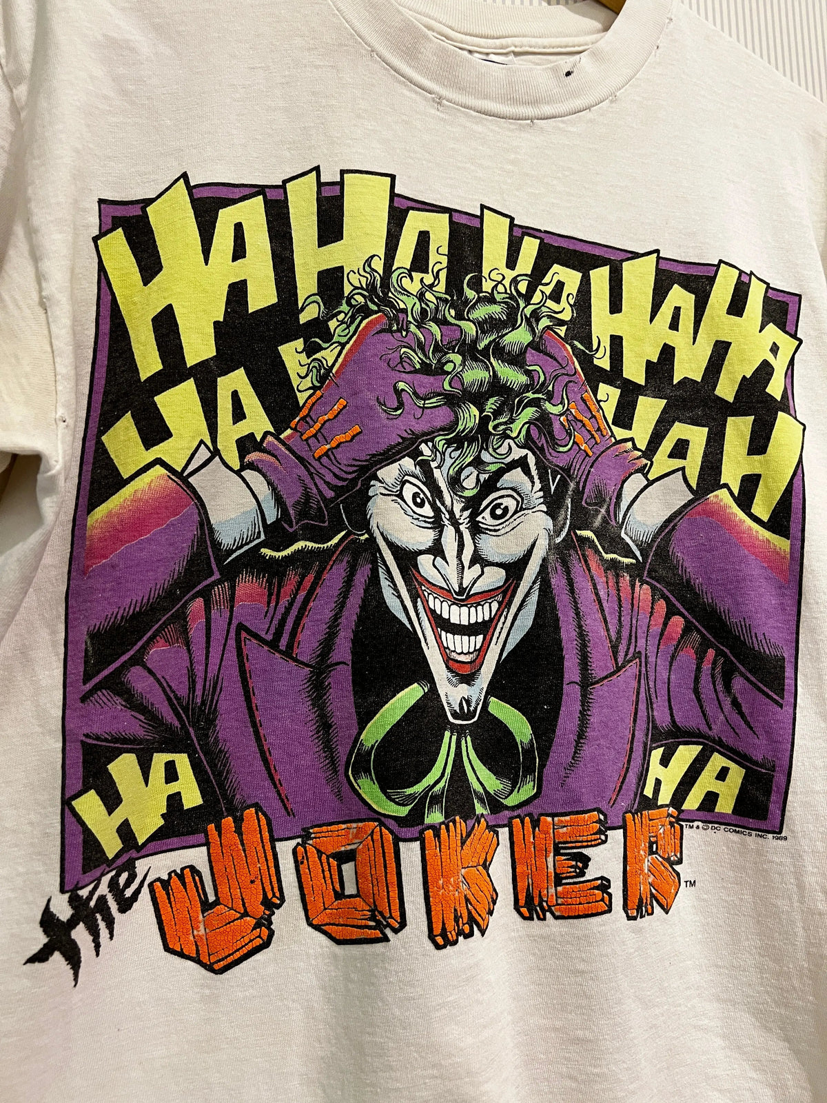 Vintage 1989 The Joker Comics Distressed Tee product image 2