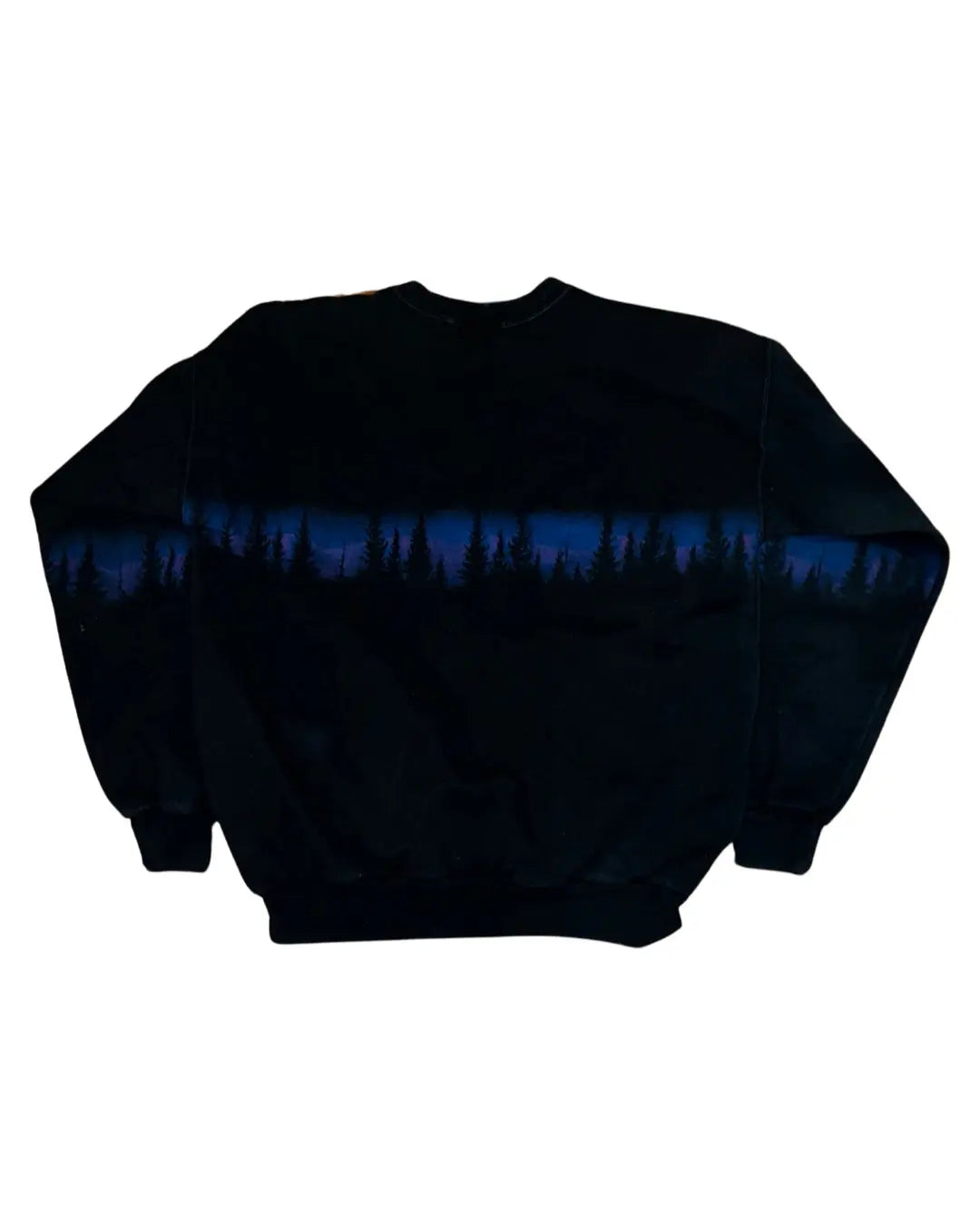 Vintage 90s Wolf All Over Print Crewneck