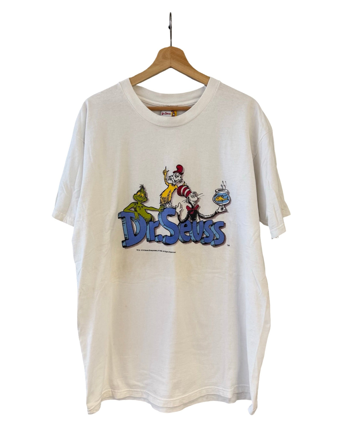 Vintage 1997 Dr Seuss Cat In The Hat Promo Tee
