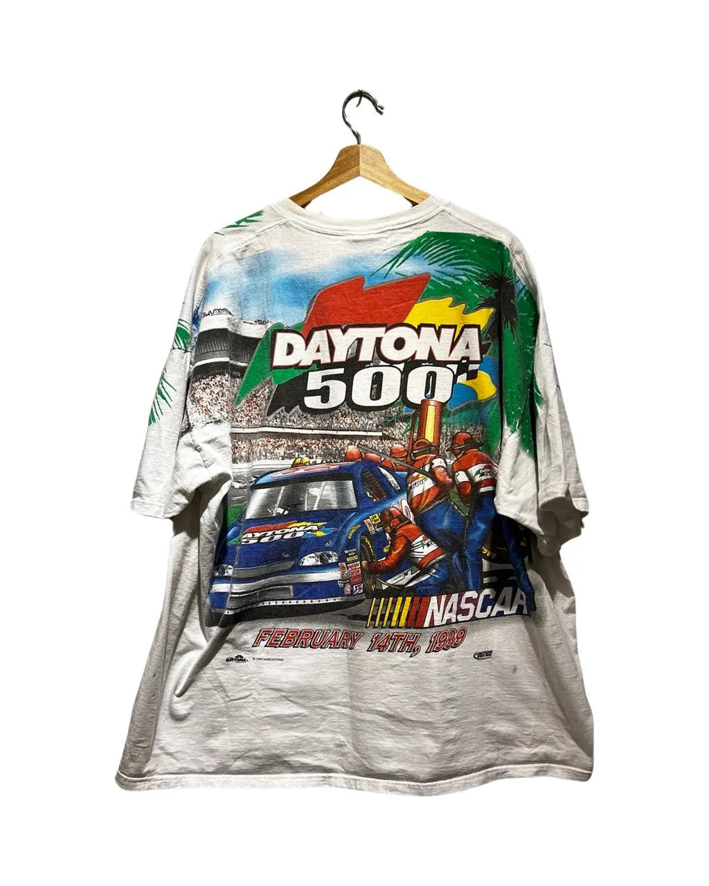 Vintage 1999 Nascar Daytona 500 All Over Print Tee product image 2
