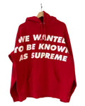 2020 Supreme We Wanted To Be Known As Hoodie product image 1